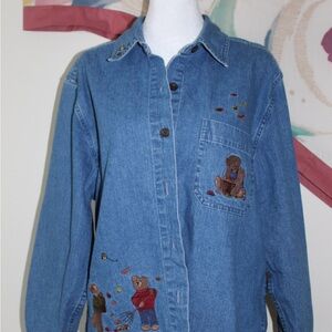 Vintage Bear Denim Shirt